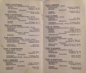 Grandpa's book from a 1958 tour to Europe